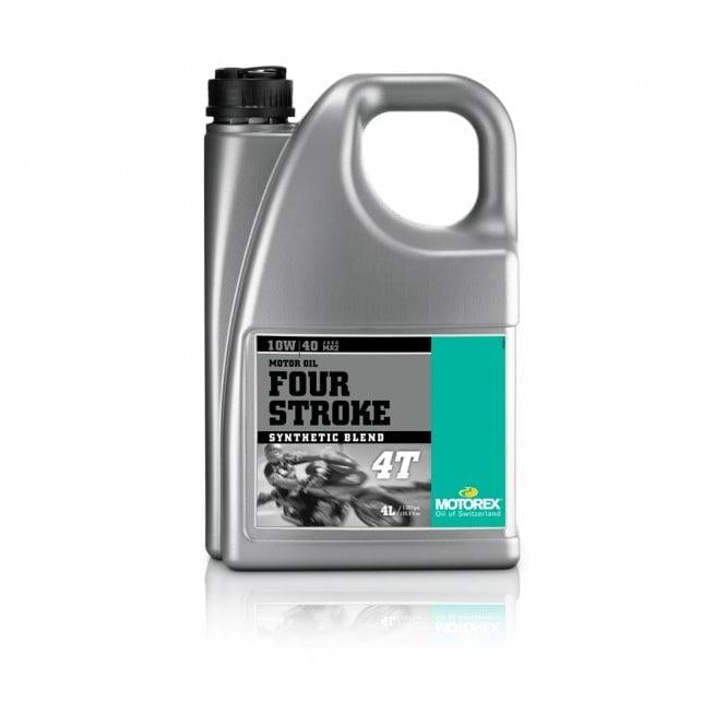 4LT FOUR STROKE SEMI 10W/40W 4LT, MOTOREX 7300749, BOX = 4