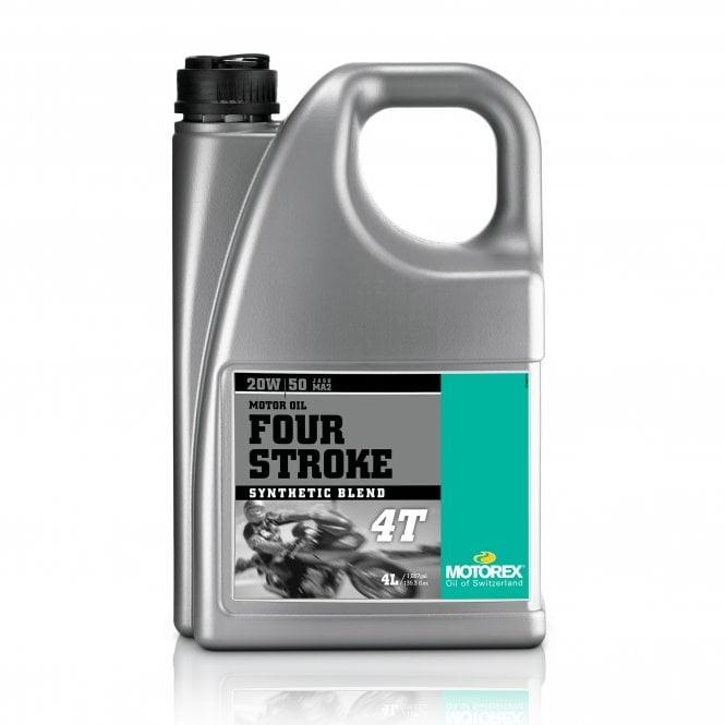 4LT FOUR STROKE SEMI 20W/50W 4LT, MOTOREX 7301059, BOX = 4
