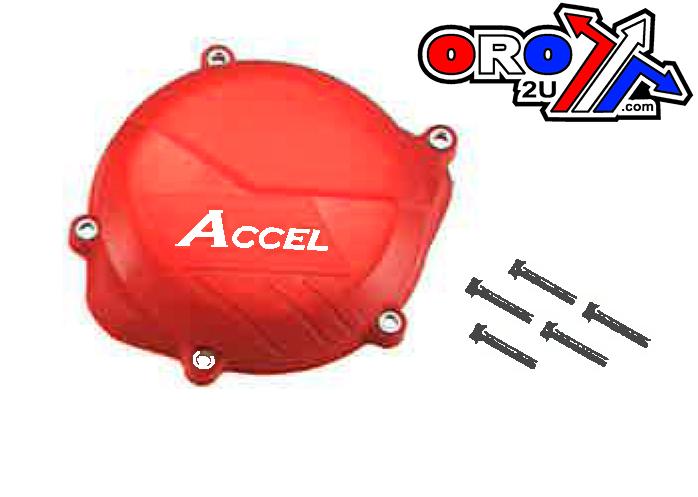 CLUTCH COVER PLASTIC PROTECTOR, ACCEL CCP-102 CRF 450 R 09-16