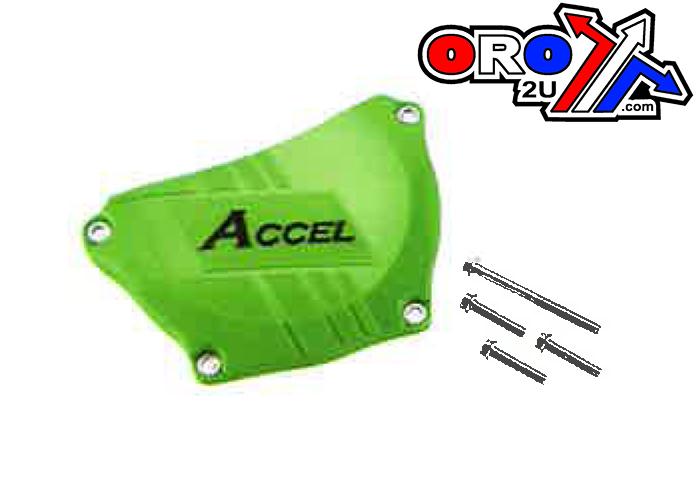 CLUTCH COVER PLASTIC PROTECTOR, ACCEL CCP-301 KX 250 F 09-16