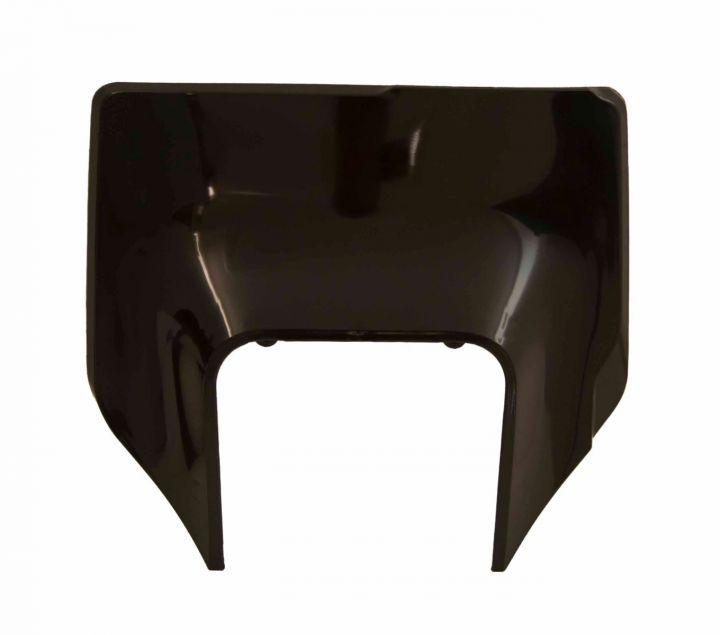 FRONT HEADLIGHT COWL 2020-23 HUSQ, RTECH R-MASKHSQNR20 BLACK