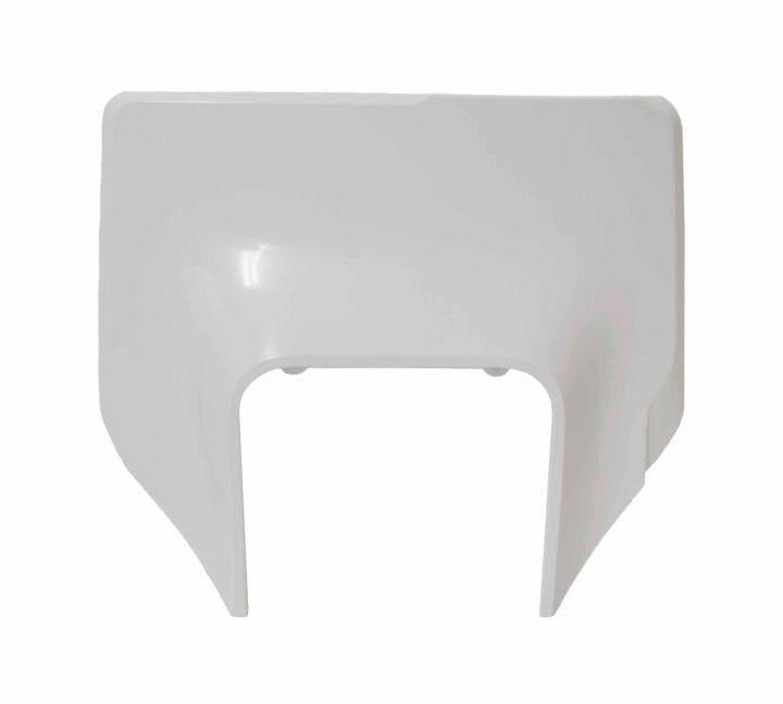 FRONT HEADLIGHT COWL 2020-23 HUSQ, RTECH R-MASKHSQBN20 WHITE