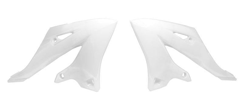 RADIATOR SCOOPS YZ125/250 2022-25 WHITE, RTECH R-CVYZ0BN0022