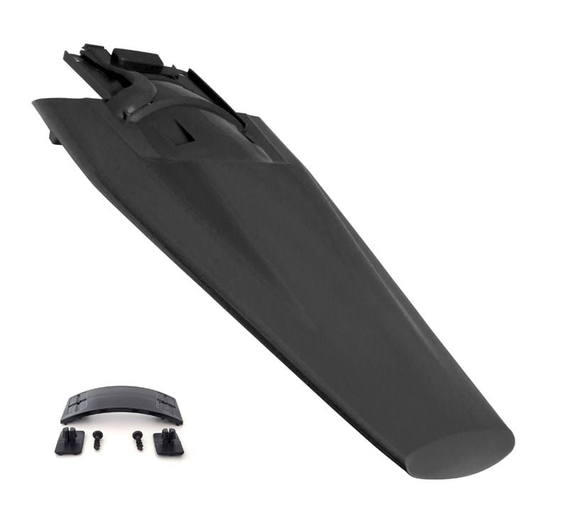 REAR FENDER 2023-2025 TC/FC HUSKY BLACK, RTECH R-PPHSQNR0023