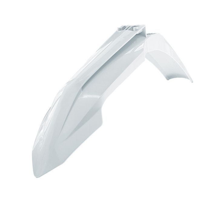 FRONT FENDER 2023-2025 SX/SX-F KTM WHITE, RTECH R-PAKTMBN9923