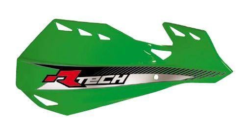 DUAL HANDGUARDS KX GREEN, RTECH R-KITPMDUVE14, MX/ENDURO