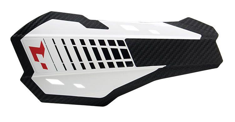 HP2 HANDGUARD KTM STYLE WHITE, RTECH R-REPPMHP2GI0, MX/ENDURO, HUSQVARNA KTM FITMENT