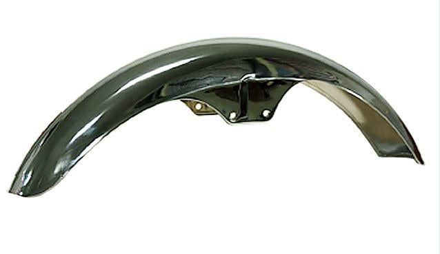 NEVER MADE . FRONT FENDER UNIVERSAL STEEL CHORME, 35003-015 Kawasaki Z1 900 & KZ1000 1972 - 1980
