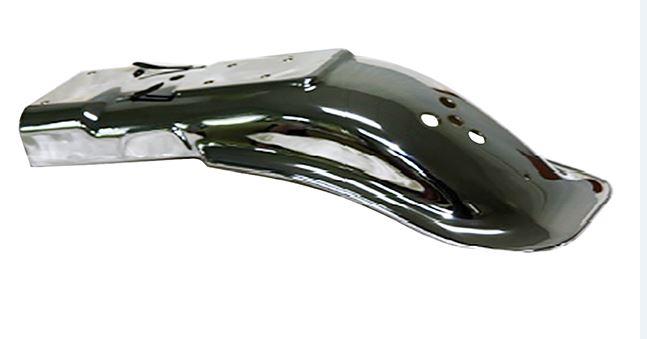 NEVER MADE . REAR FENDER UNIVERSAL STEEL CHORME, 35022-072 Kawasaki Z1 900 & KZ1000 1972 - 1980