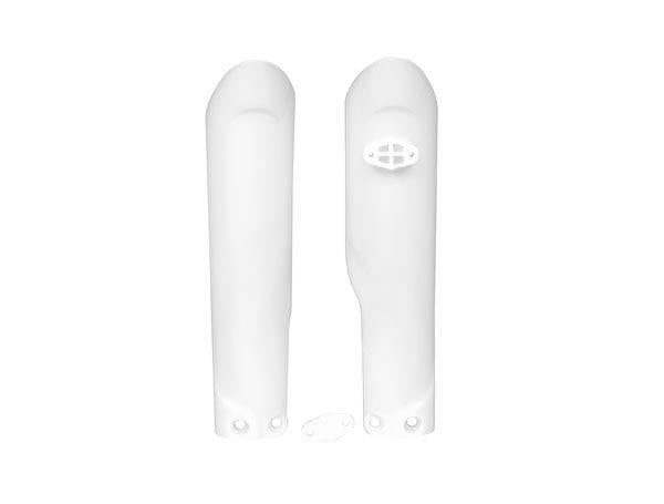 LOWER FORK GUARDS 18-25 KTM85 SX, WHITE, RTECH R-PSKTMBN0185