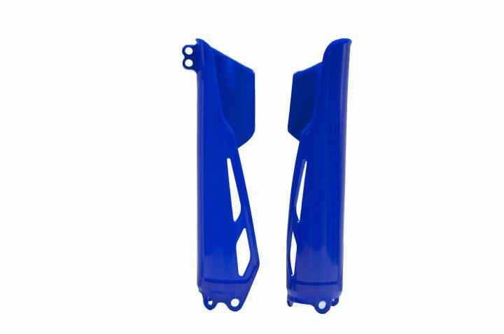 LOWER FORK GUARDS CRF-R/CRF-RX/CRF-X 19-25, BLUE, RTECH R-PSCRFBL0019