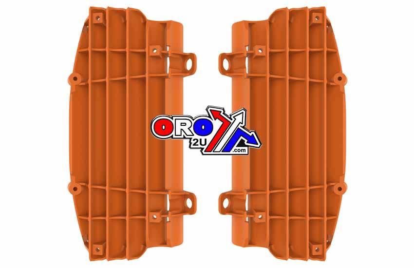 LOUVERS RAD KTM ORANGE 16-17, POLISPORT 8457900001