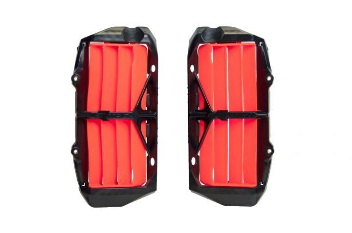 RAD LOUVERS 2019-25 KTM SX/SX-F, NEON ORANGE, RTECH R-GRKTMAN0019