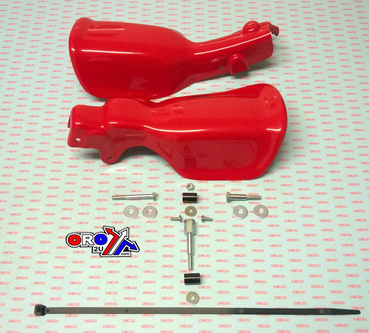 HANDGUARDS ATV HONDA RED