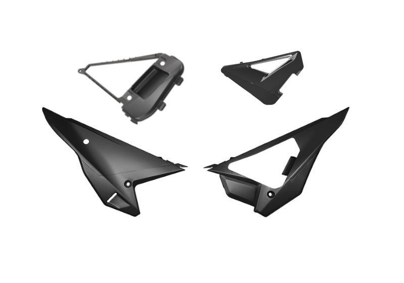 REVOLUTION SIDE PANELS KIT CRF 250 450 2025 BLACK R-TECH R-KITCRF-NR0-F26