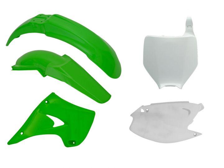 PLASTIC KIT/5 KX125/250 03-08, RTECH R-KITKX0-OEM-503