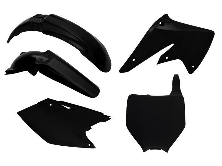 PLASTIC KIT/5 04-05 KXF250, BLACK RTECH R-KITKXF-NR0-504
