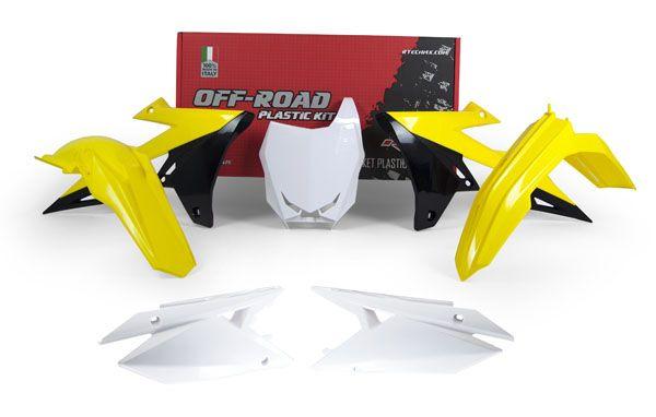 PLASTIC KIT/5 18-25 RM-Z450, RM-Z250 2019-25, RTECH R-KITRMZ-OEM-518