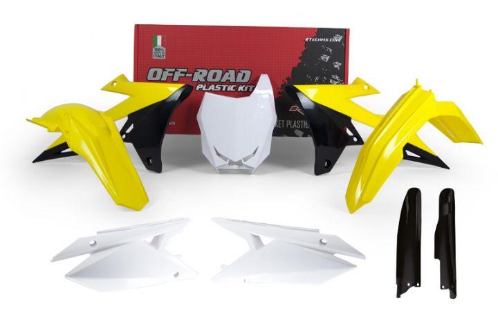PLASTIC KIT/6 18-25 RM-Z450, RM-Z250 2019-25, RTECH R-KITRMZ-OEM-618