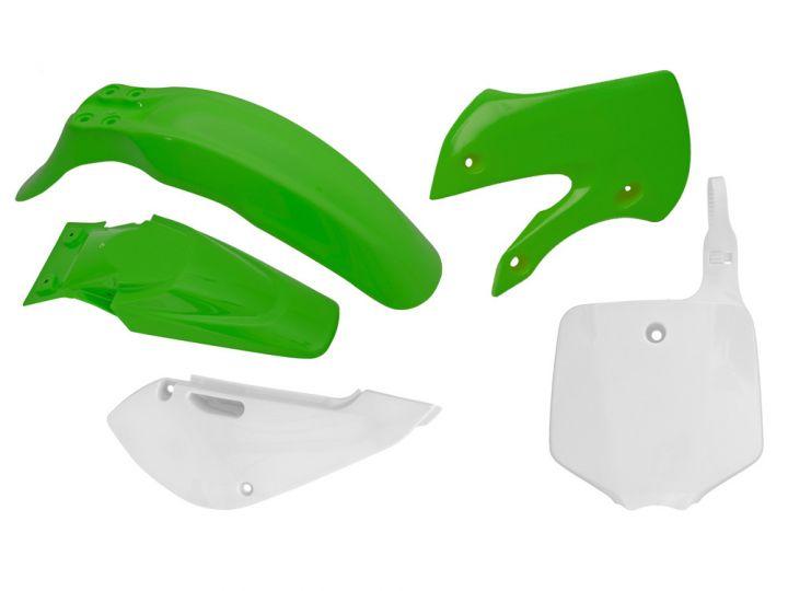 PLASTIC KIT/5 02-10 KLX110 OEM, RTECH R-KITKLX-OEM-511