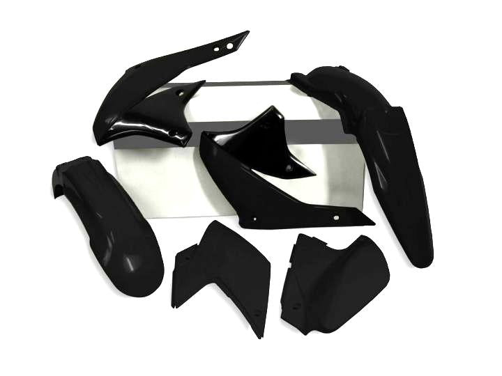 PLASTIC KIT 07-15 KLX450 BLACK, RTECH R-KITKLX-NR0-407