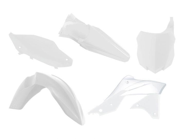 PLASTIC KIT/5 13-16 KX250F, WHITE RTECH R-KITKXF-BN0-516