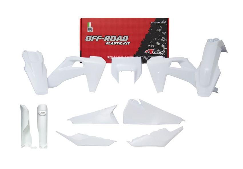 PLASTIC KIT/7 2020-23 TE/FE WHITE, RTECH R-KITHSQ-BN0-620