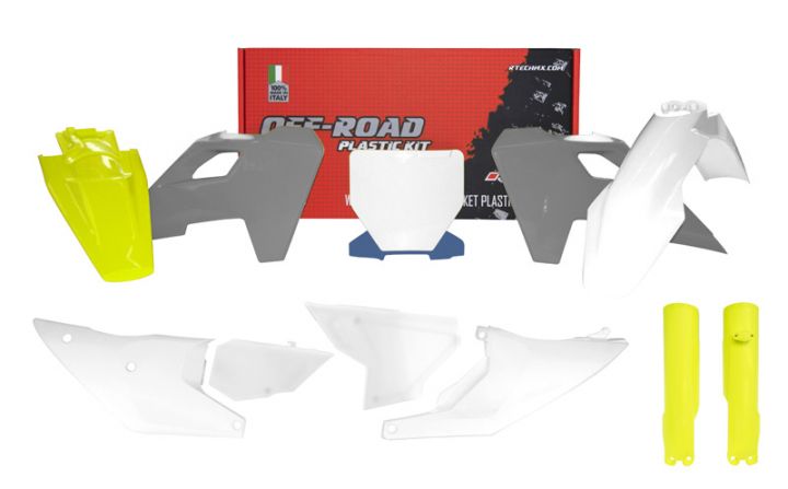 PLASTIC KIT/8 2023-24 TC/TX/FC/FX OEM 2023 COLOURS, RTECH R-KITHSQ-OEM-823
