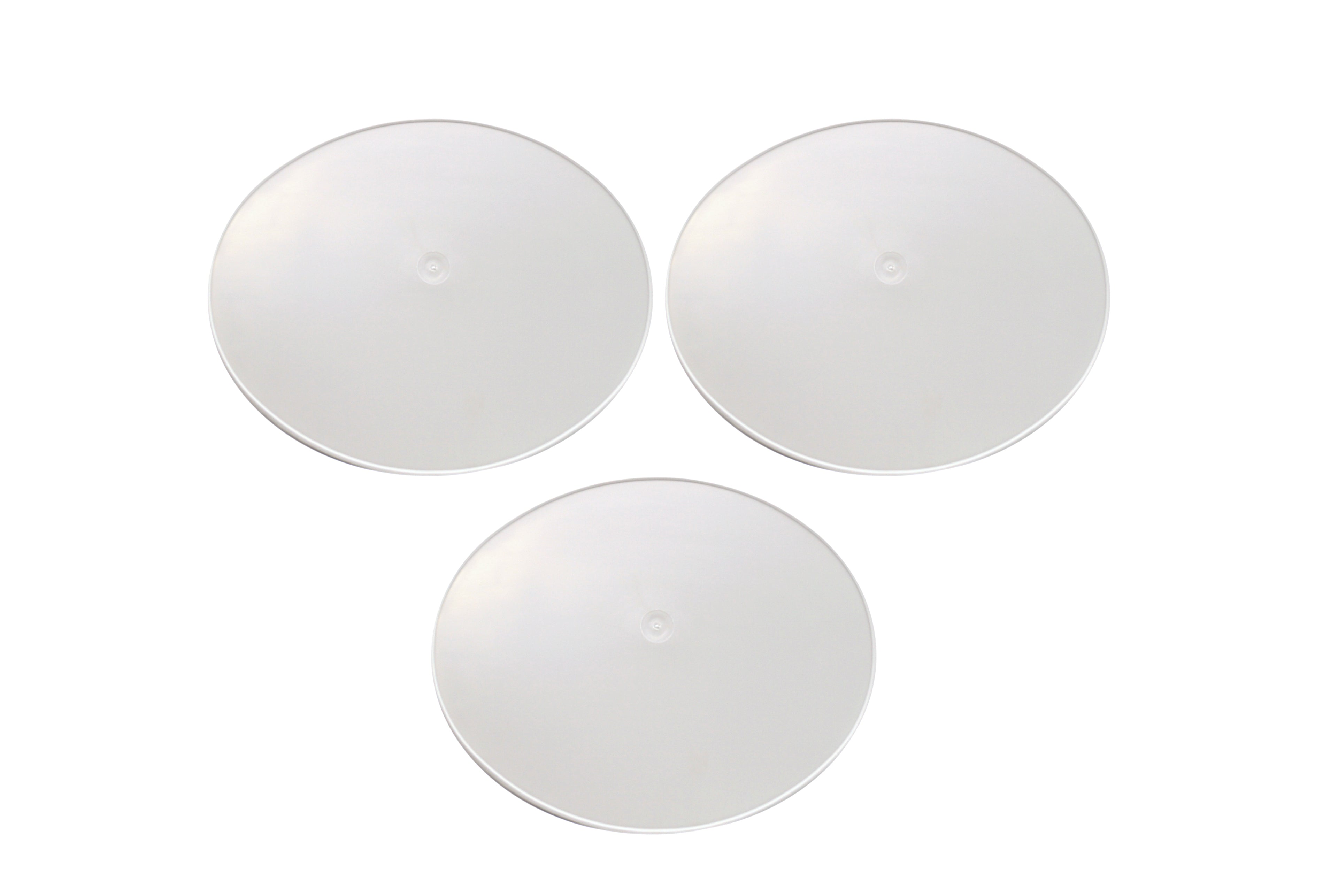 CEMOTO OVAL PLATE WHITE PACK-3, C.2052, FM2052 WHITE