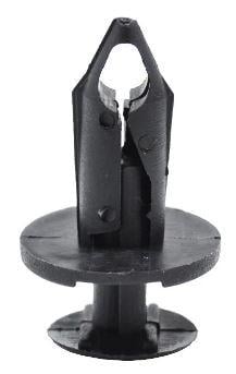 PACK-10 M8 PLASTIC CENTER PUSH FENDER CLIPS RIVETS, 8mm x 20mm x 20mm
