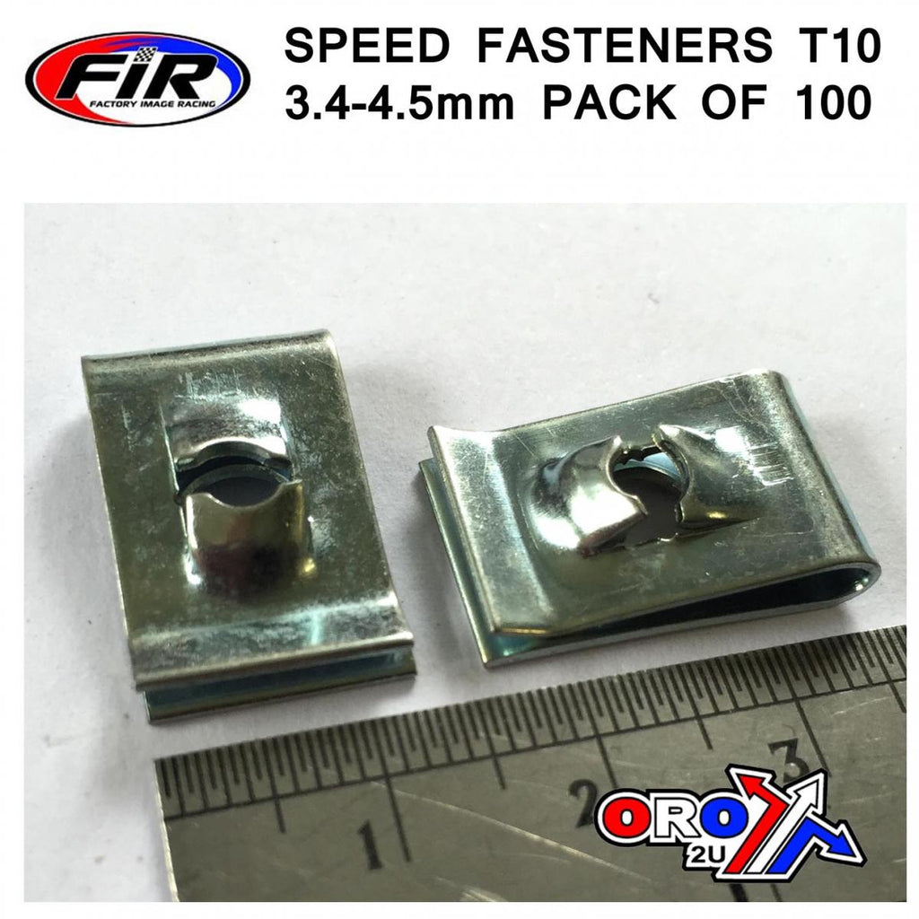 SPEED FASTENERS T10 3.4-4.5mm, PACK OF 100, SF7