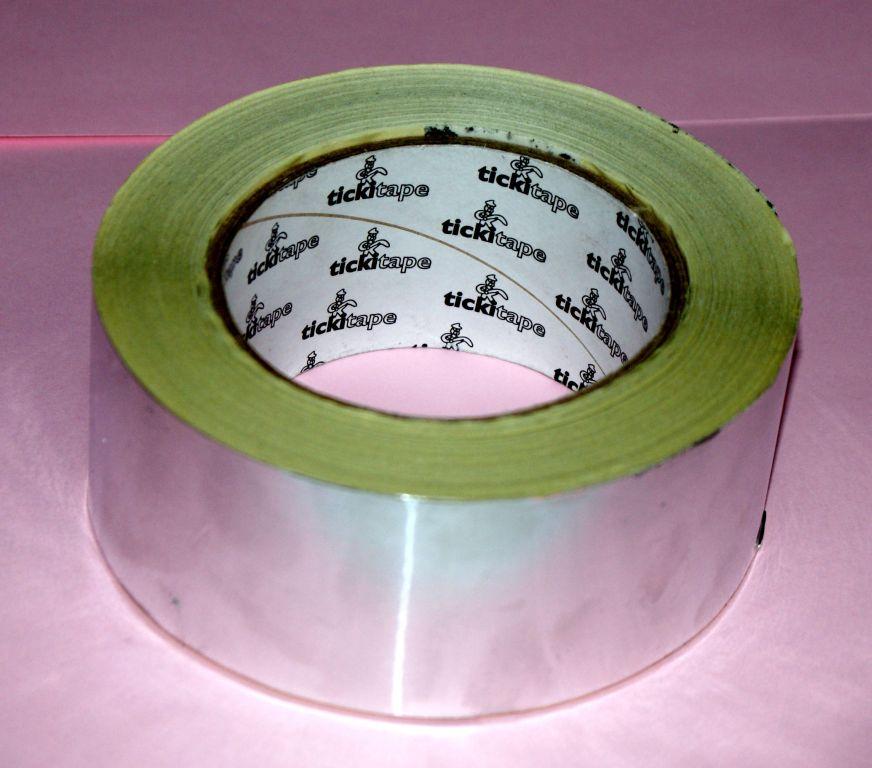 FOIL TAPE ALLOY ALUMINUM, HEAT WRAP TAPE SILVER 48MM x 45M