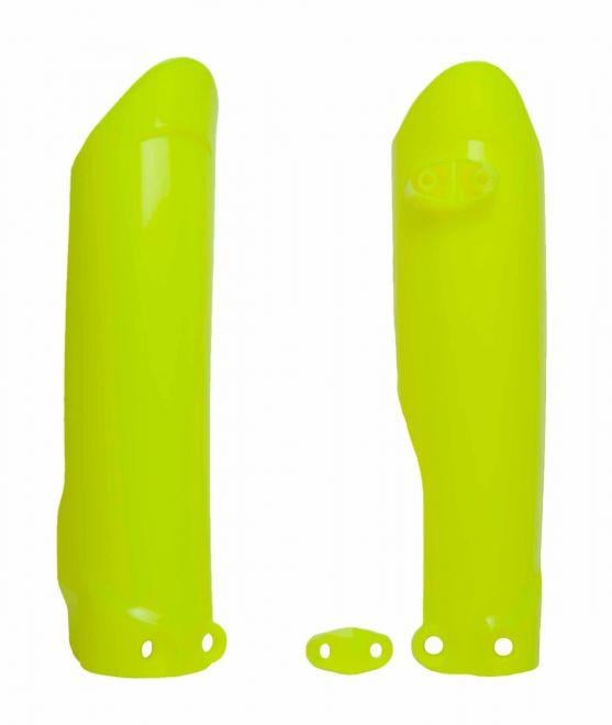 LOWER FORK GUARDS 19-25 KTM SX65, TC65 19-25, NEON YELLOW, RTECH R-PSKTMGF1965