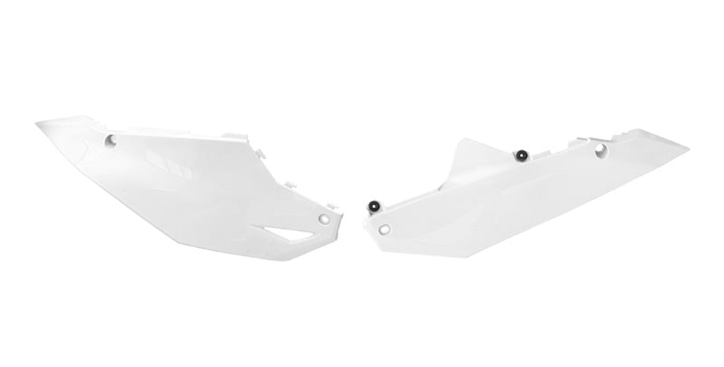 SIDE PANELS KAWASAKI KX 450 2024-2025 WHITE, R-TECH R-FIKXFBN0024