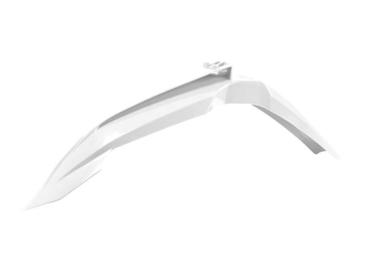 FRONT FENDER 2016-22 SX/SXF WHITE, RTECH R-PAKTMBN0016