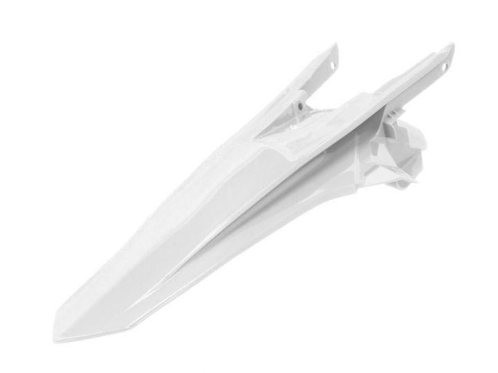 REAR FENDER WHITE 16-18 SX/SXF, RTECH R-PPKTMBN0016