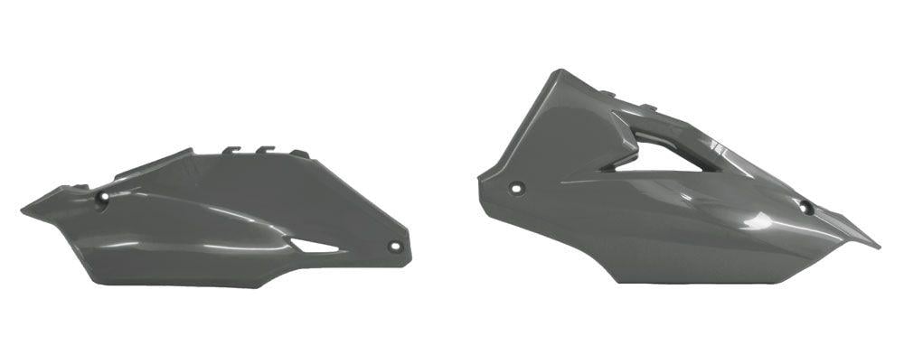 SIDE PANELS 2019-23 KX450 QUANTUM GREY, RTECH R-FIKXFGR0019