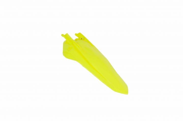 REAR FENDER NEON YELLOW 2019-22 SX/SXF/XC/XC-F, RTECH R-PPKTMGF0019