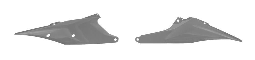 SIDE PANELS 2019-22 KTM SX/SX-F, GREY, RTECH R-FIKTMGA0021, EXC/EXC-F/XC-W/XCF-W 2021 OEM COLOUR