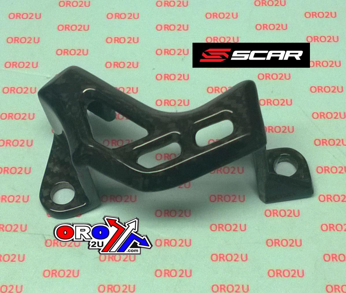 CARBON REAR CALIPER GUARD, SCAR RACING CRCG200 HON
