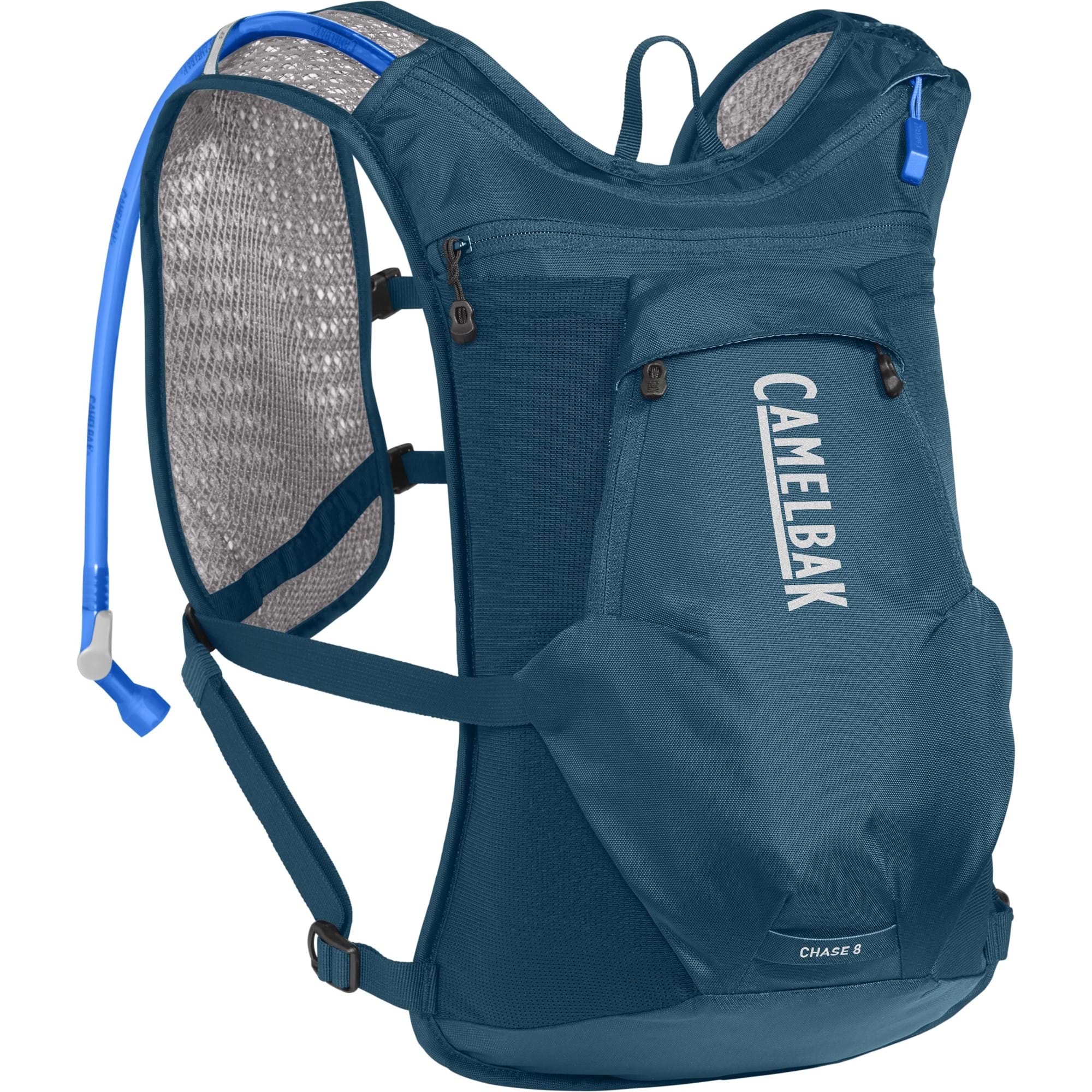 CAMELBAK CHASE BIKE VEST 8L WITH 2L RESERVOIR 2023: MOROCCAN BLUE 8L CBCH8