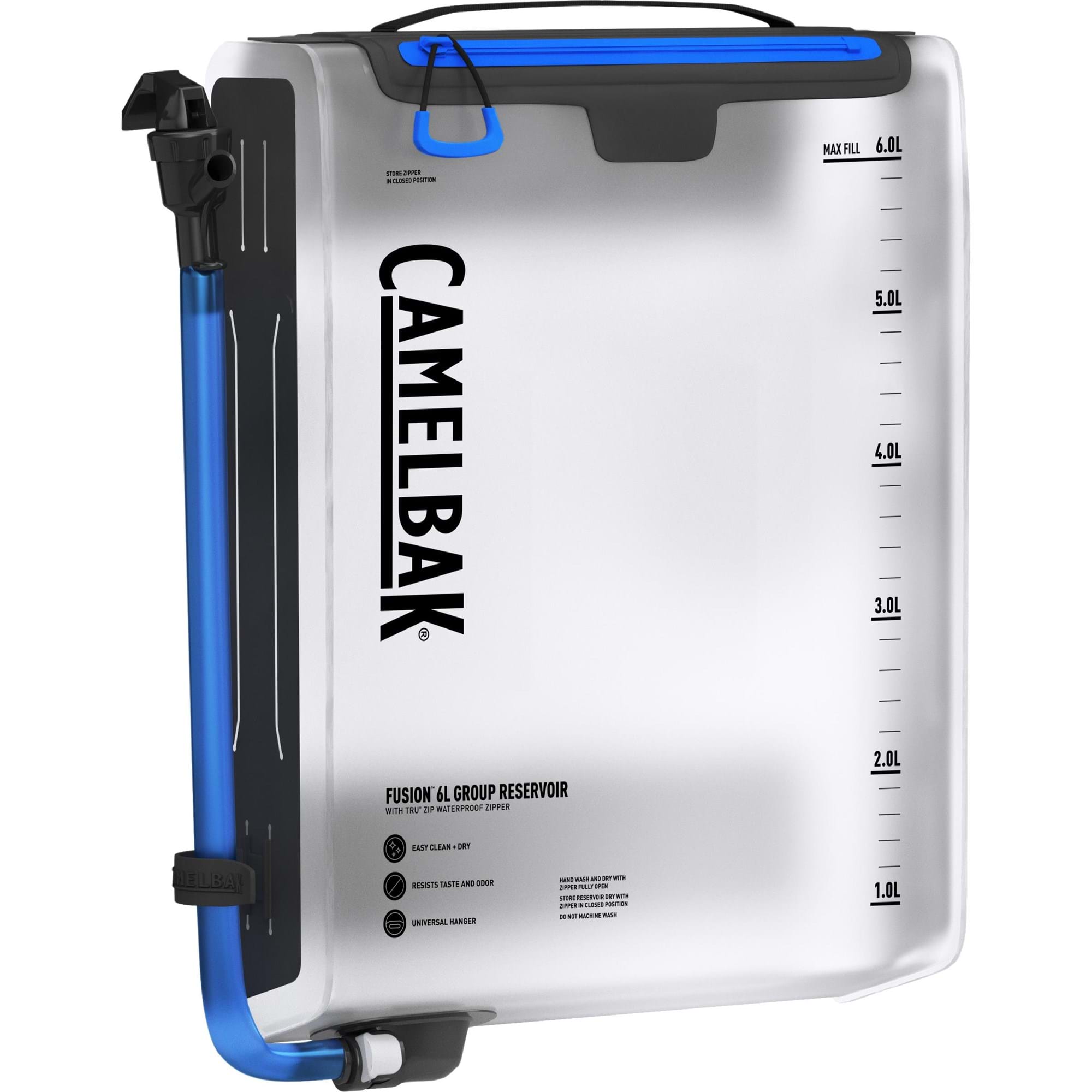 CAMELBAK FUSION 6L GROUP RESERVOIR WITH TRU ZIP WATERPROOF ZIPPER 2022: CLEAR 6L CBFUSION6