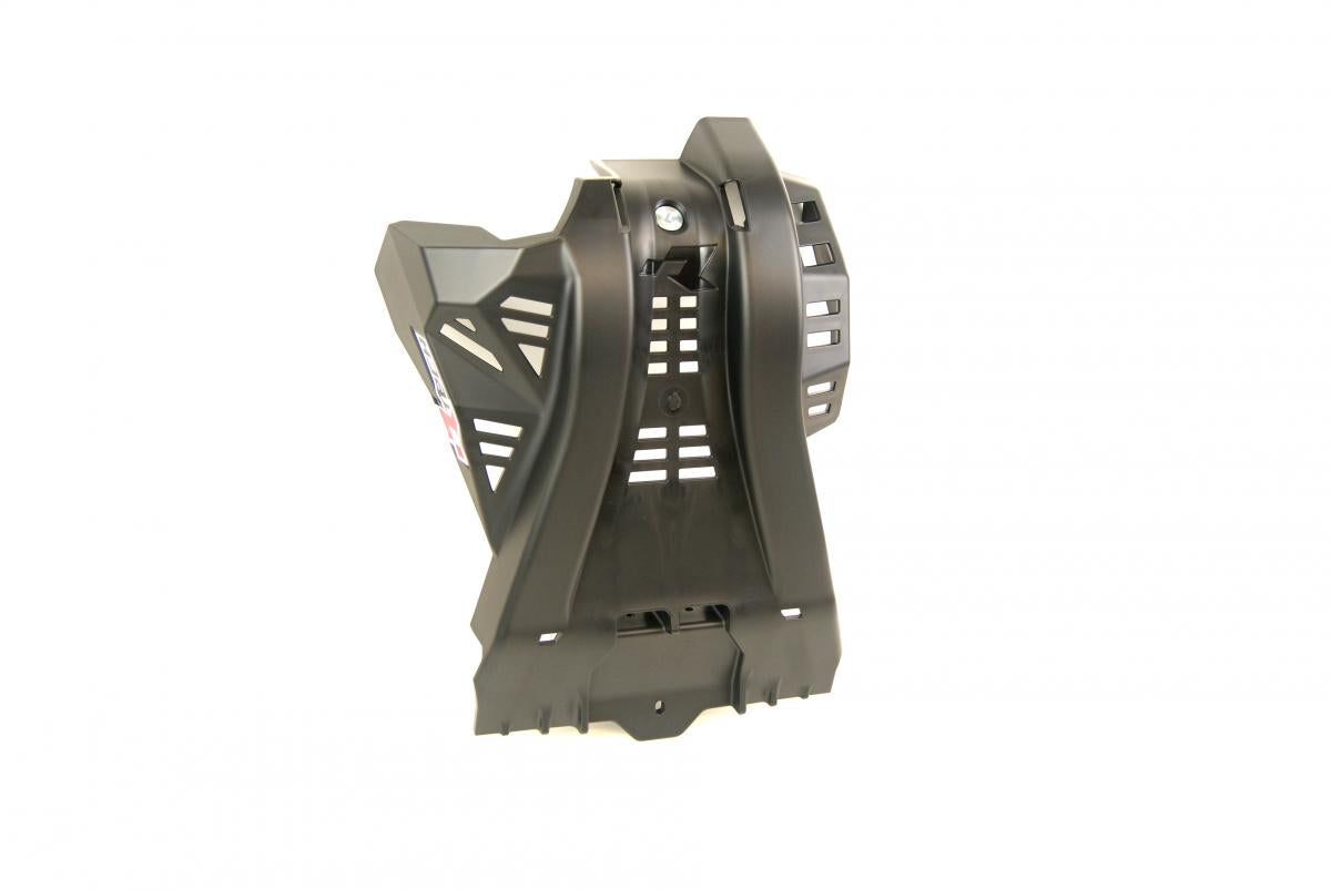 PLASTIC SKID PLATE YAMAHA YZ250/X 2005-25, RTECH R-PMYZ0NR0250, PLASTIC ENGINE COVER BLACK
