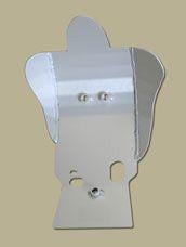 SKID PLATE HD ALUMINIUM ENDURO 06-09 YAMAHA YZ 450 F, 264 RICOCHET