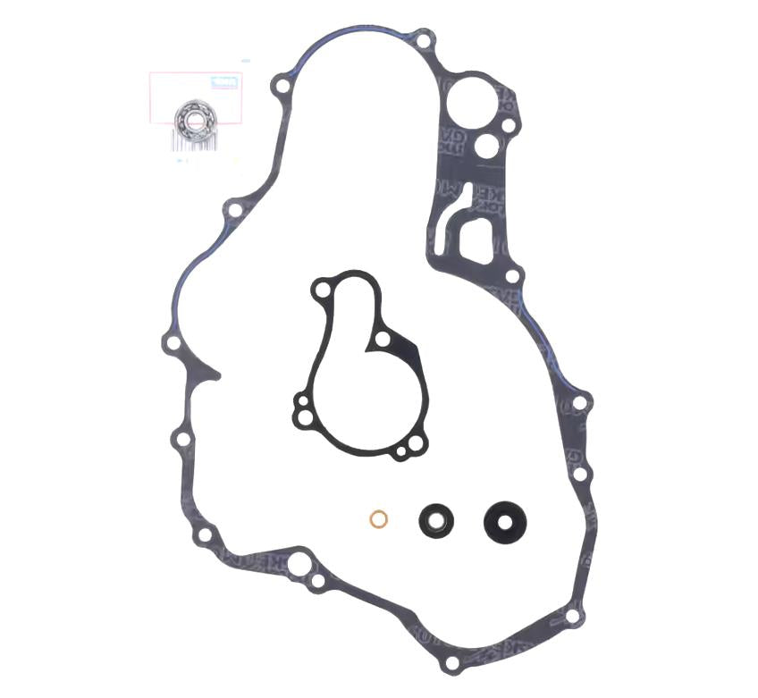 WATER PUMP GASKET KIT WR/YZ/XEF 450 18-22, ATHENA P400485475012 YAMAHA/FANTIC WITH BEARING