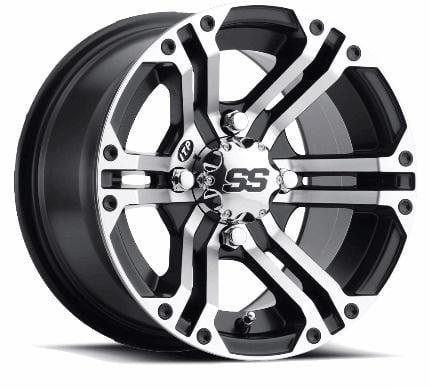 ITP ALOY WHEEL SS212 12x7 4/137, 1228368404B, RIM, 5+2, SILVER