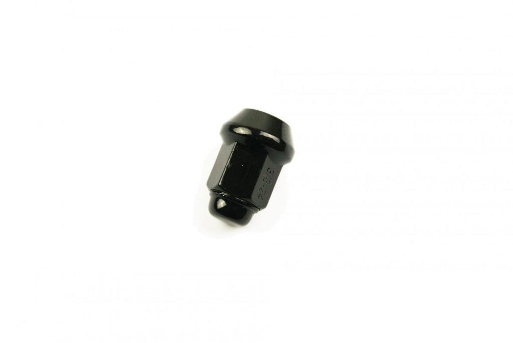 LUG NUT 3/8 BEVELED BLACK, LUG3BA