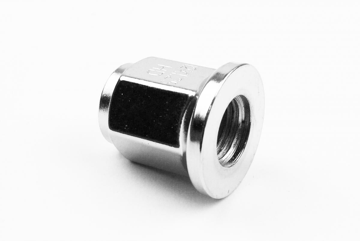 LUG NUT M12x1.25 FLAT CHROME, LUG9