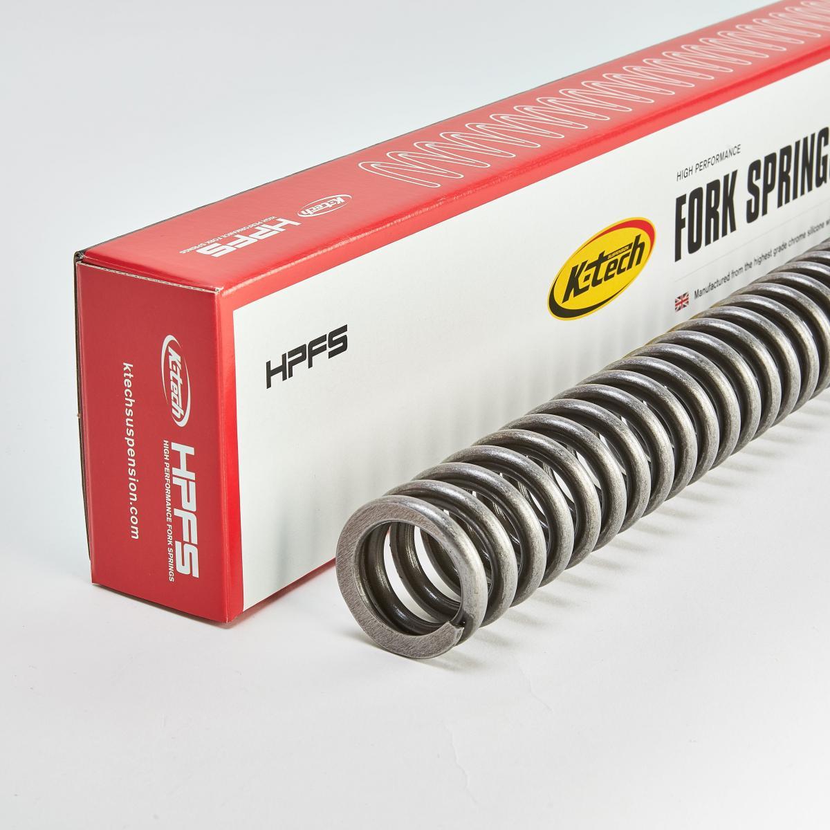 Front Fork Spring 8.5N -(Single), 385-580-85, HIGH PERFORMANCE FORK SPRING, K-TECH SUSPENSION