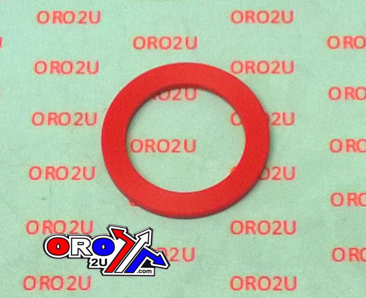 FRONT FORK SPRING SPACER, 43mm (38x27x3mm) RED, HPTP FF, SPACER-FF-3803